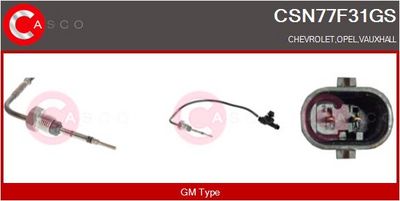 SENZOR TEMPERATURA GAZE EVACUARE