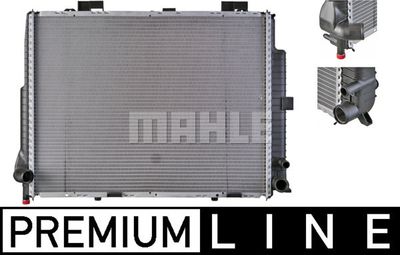 Радиатор, охлаждение двигателя MAHLE CR 289 000P для MERCEDES-BENZ E-CLASS