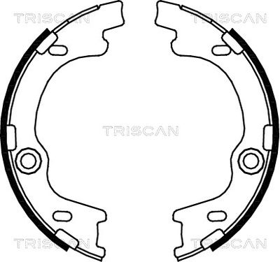 Комплект тормозных колодок TRISCAN 8100 43021 для HYUNDAI ix35