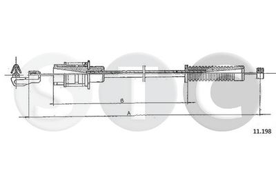 Linka gazu STC T480879