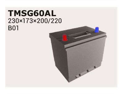 Стартерная аккумуляторная батарея IPSA TMSG60AL для TOYOTA MODEL