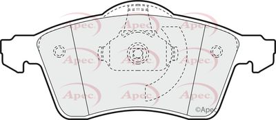 Brake Pad Set APEC PAD954