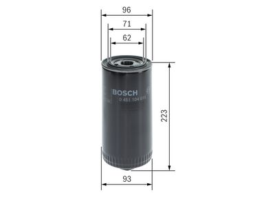 BOSCH Alyvos filtras