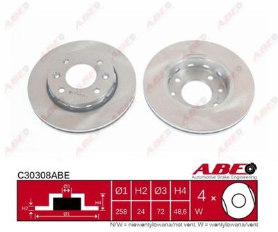 Brake disc Voor Links/Rechts past: KIA CARENS I, CLARUS 1.8/2.0 07.96-07.02