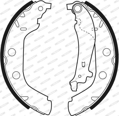SET SABOTI FRANA FERODO FSB547 2