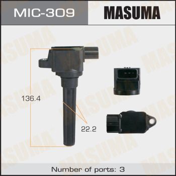 Катушка зажигания MASUMA MIC-309 для MITSUBISHI LANCER
