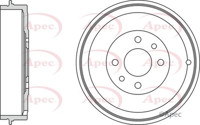 Brake Drum APEC DRM9523