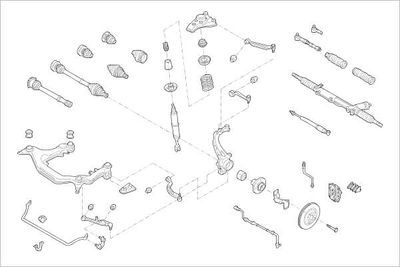 RADAUFHäNGUNG DELPHI OEAUDI000008885F