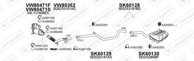 SISTEM DE ESAPAMENT VENEPORTE 600162