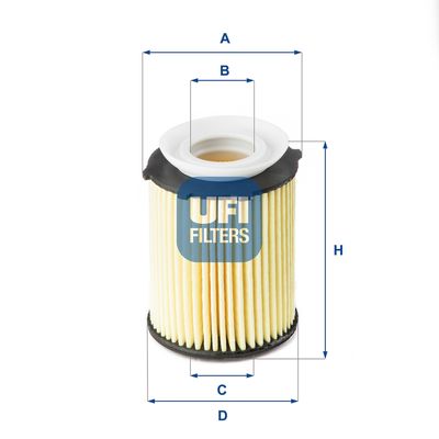Масляный фильтр UFI 25.178.00 для MERCEDES-BENZ SLC