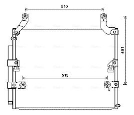 CONDENSATOR CLIMATIZARE AVA QUALITY COOLING TO5697D