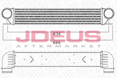 LADELUFTKüHLER JDEUS 805M19A