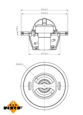 Thermostat, coolant 725135