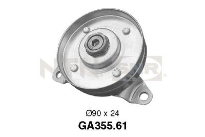 Rolka napinacza, pasek klinowy wielorowkowy SNR GA355.61