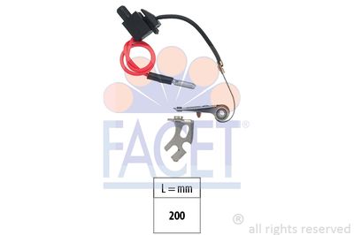 Контактная группа, распределитель зажигания FACET 1.3691/6 для FIAT PANDA