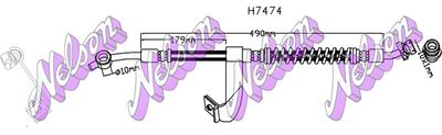 KAWE H7474 Тормозной шланг  для HYUNDAI i40 (Хендай И40)