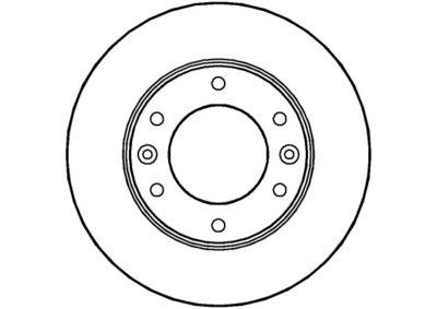 NATIONAL NBD1447 Тормозные диски для KIA CARNIVAL / GRAND CARNIVAL III (VQ) 2.7 V6