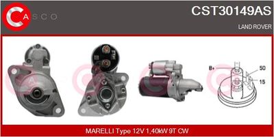 CASCO CST30149AS Стартер  для LAND ROVER DISCOVERY I (LJ) 3.5 4x4 (SALLJG)