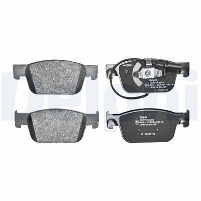 BREMSBELAGSATZ SCHEIBENBREMSE DELPHI LP3219 1