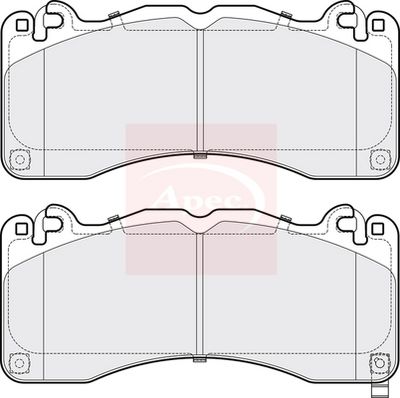 APEC Brake Pad Set, disc brake PAD2221