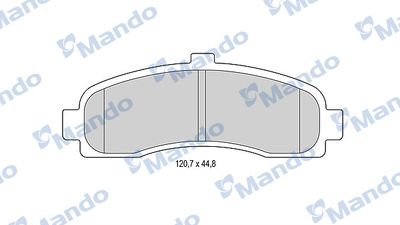 MANDO MBF015729 Тормозные колодки и сигнализаторы  для NISSAN MICRA II (K11) 1.0 i 16V