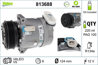 компресор, климатизация VALEO