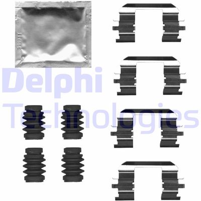 Комплектующие, колодки дискового тормоза DELPHI LX0686 для OPEL KARL