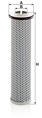 Filtru, sistem hidraulic primar MANN-FILTER HD 7007