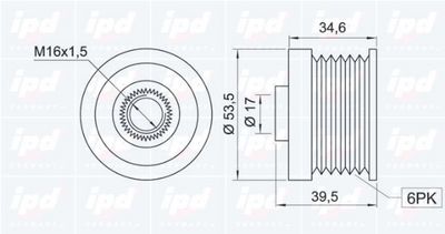 SISTEM ROATA LIBERA GENERATOR IPD 153196 1