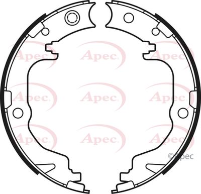 Brake Shoe Set, parking brake APEC SHU759