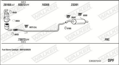 SISTEM DE ESAPAMENT WALKER CIK007244