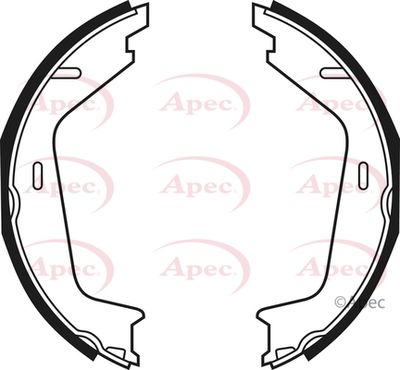 Brake Shoe Set, parking brake APEC SHU798