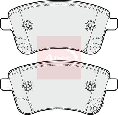 APEC Brake Pad Set, disc brake PAD1787