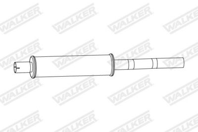 MITTELSCHALLDäMPFER WALKER 24326 1