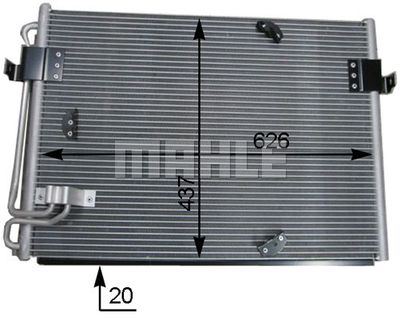 MAHLE AC 174 000S Радиатор кондиционера  для BMW 8 (Бмв 8)