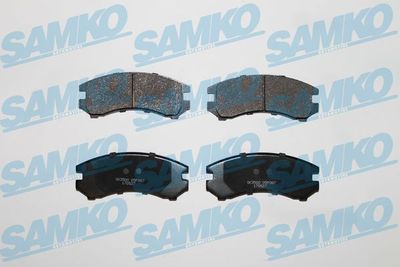Комплект тормозных колодок, дисковый тормоз SAMKO 5SP087 для SUZUKI SWIFT