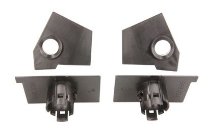 Parkeersensoren montage kit Voor (4 stuks., plastic, zwart, certificaat TÜV) past: OPEL ASTRA K 06.15-10.19