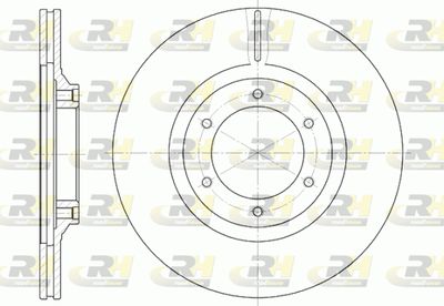 Тормозной диск ROADHOUSE 6434.10 для ISUZU MIDI