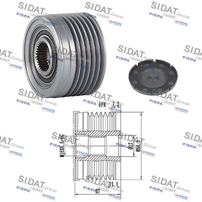 GENERATORFREILAUF FISPA 455023