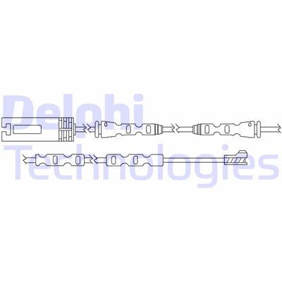 DELPHI LZ0210 Датчик износа тормозных колодок  для BMW 1 (Бмв 1)