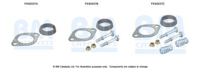 Монтажный комплект, катализатор BM CATALYSTS FK92037 для NISSAN NOTE