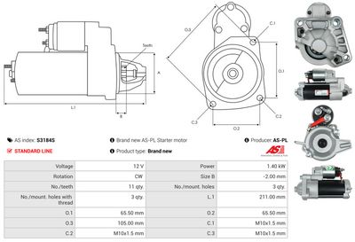STARTER AS-PL S3184S 4