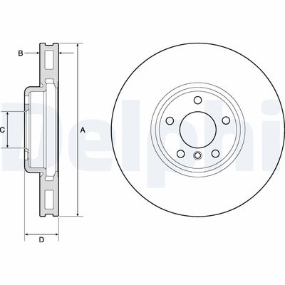 DISC FRANA DELPHI BG9156C