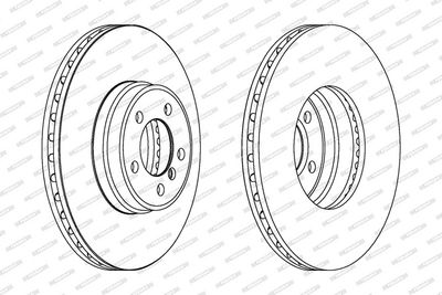 DISC FRANA FERODO DDF1411C1