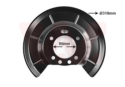 SPRITZBLECH BREMSSCHEIBE