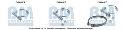 Монтажен комплект, катализатор BM Catalysts FK80652