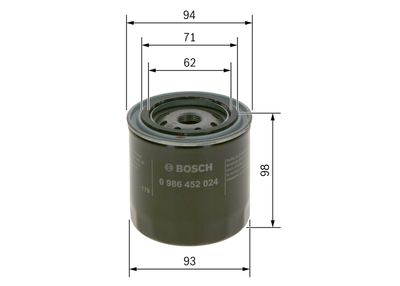 Oil Filter 0 986 452 024