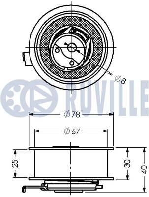 ROLA INTINZATOR CUREA DISTRIBUTIE RUVILLE 541197 1