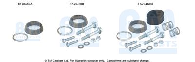 Монтажен комплект, изпускателна тръба BM Catalysts FK70460