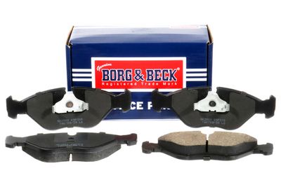 комплект спирачно феродо, дискови спирачки BORG & BECK BBP1186